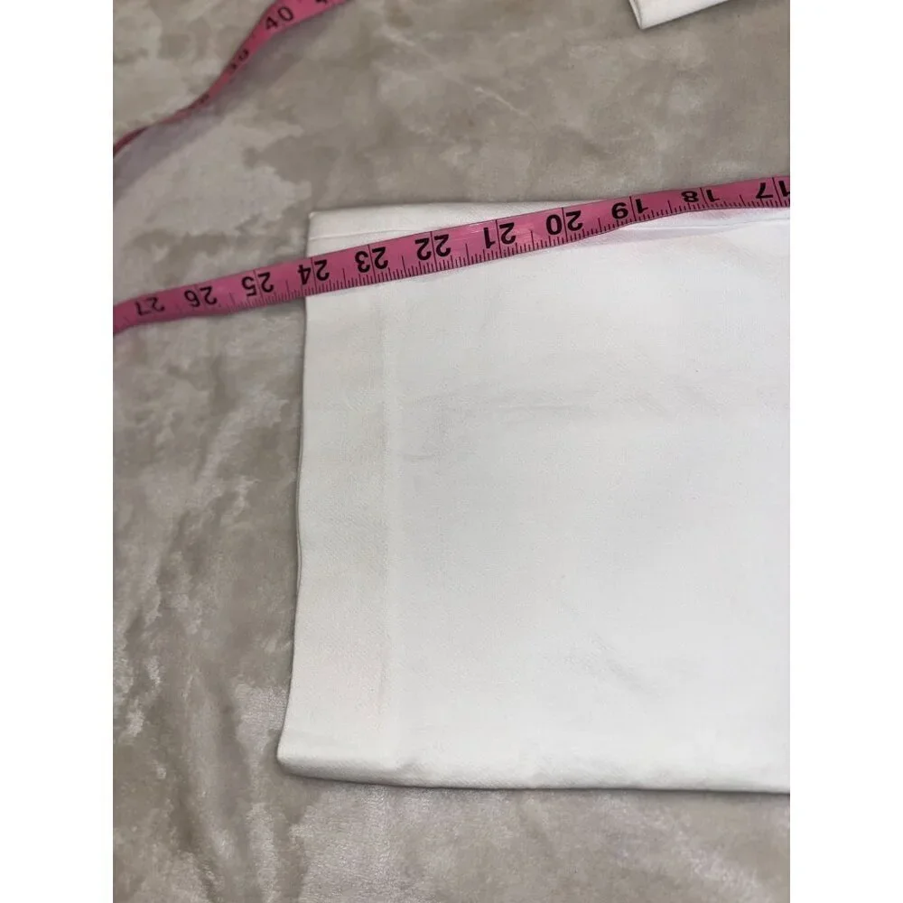 Kate Spade High Waist Straight Leg Womens White Cotton Pants Size 0